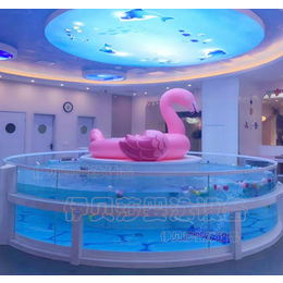 山东淄博儿童游泳池新款钢化玻璃设备伊贝莎
