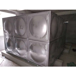 怀集不锈钢水箱厂家 组合方形消防水箱304焊接双层保温水箱
