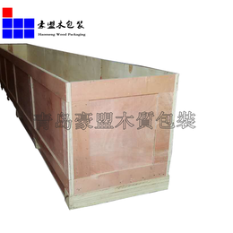 青岛木箱厂家促销一次性胶合板木箱 防潮木质包装