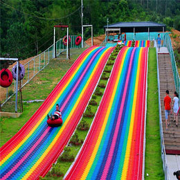 定制生产彩虹滑道 四季滑道乐园 户外彩虹滑梯