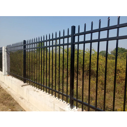清远市工业厂区隔离栏杆学校围墙护栏锌钢公路护栏