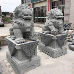苏州花岗岩石雕狮子生产厂家
