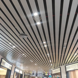 广州白云机场铝条板吊顶 300铝条板 粤艺佰铝天花