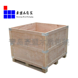 青岛木包装箱厂家出售松木周转木箱 熏蒸木箱