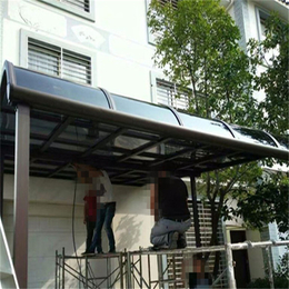 北京强玉伟业铝合金阳台雨棚 PC板遮阳棚 耐力板遮雨棚