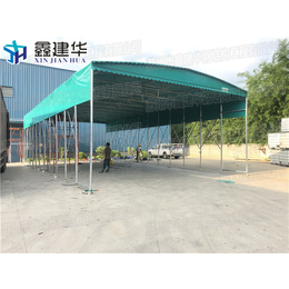 天津电动控制推拉棚轨道式悬空棚遮阳棚伸缩活动篷