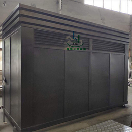 武汉汉口北不锈钢垃圾房-钢结构垃圾分类房-金属雕花板垃圾房生产厂家
