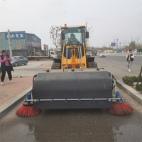 市政路面扫路机 城市住宅铲车安装清扫车介绍