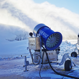 烟台滑雪场人工造雪机每小时造雪量 风筒仰角国产造雪机