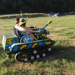 来来回回之间 儿童坦克车 一家人都能座的坦克车