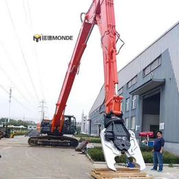 山东挖掘机加长臂生产厂家  订制挖掘机18米加长臂型号
