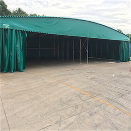 枣庄电动雨篷 户外遮阳棚 大型帐篷 推拉雨棚 