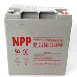 耐普蓄电池NP12-24 铅酸免维护12V24AH UPS