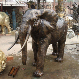 纯铜大象-昌宝祥铜雕铸造厂-柳州铜大象