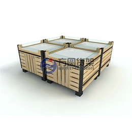 泰安方圆货架(图)-钢木水果货架供应-钢木水果货架