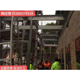 黑龙江鹤岗正规出国劳务发达国家招建筑工瓦工木工高薪男女不限