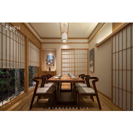  日式餐厅实木餐桌日式料理餐桌椅日式烤肉长餐桌定制