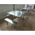  食堂餐桌椅价格定制 康胜八人不锈钢餐桌椅组合201缩略图4