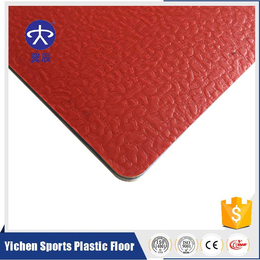 排球场PVC运动地板厂家出售水晶石纹运动塑胶地板价格