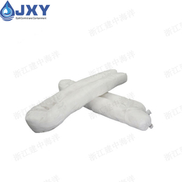 JXY白色吸油袜工业吸油棉条地面机器溢油处理