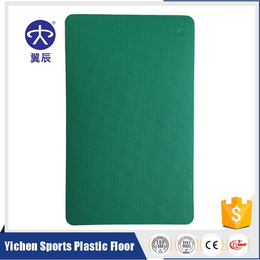 室内足球场PVC运动地板厂家出售网格纹运动塑胶地板价格