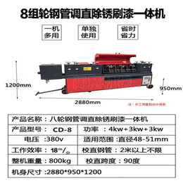 钢管调直除锈刷漆一体机厂家电话质量放心可靠