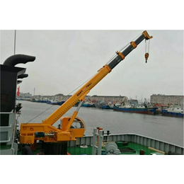 8吨船舶吊机 直臂船吊 小型船用吊机