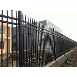 揭阳室外小区铁艺栅栏 工地厂房锌钢围墙 1米5高度栅栏定制