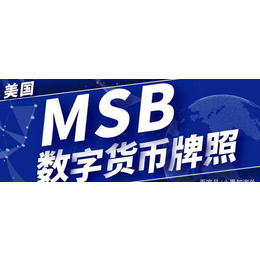 美国MSB数子牌照办理一站式服务
