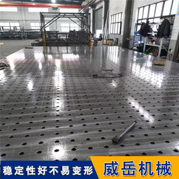 青岛机床工作台铸铁平台承重高机床工作台稳定性强