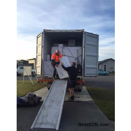 PVC墙纸木地板海运澳洲布里斯班包送货到车库