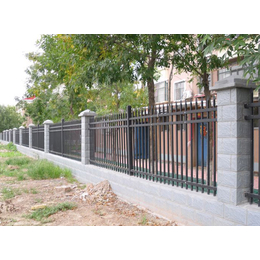 惠州锌钢护栏图片 学校围墙栏杆