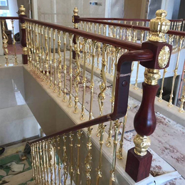 有颜值有设计的雕刻铜楼梯立柱扶手
