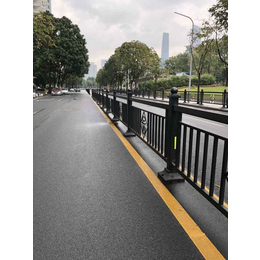 广东惠州带广告牌道路隔离栏道路甲型护栏交通安全栏杆厂家