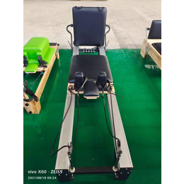 普拉提器材枫木稳踏椅健身器材铝合金轨道床