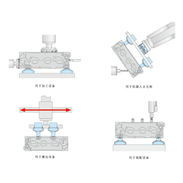 自动化生产线用考世美具有动作确认功能的杠杆式夹紧器