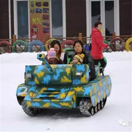 全地形越野坦克车 履带式坦克车  加厚材质履带 冰雪乐园设备