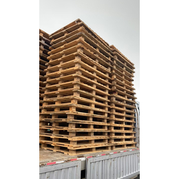 青岛二手木托盘 1.3m实木挖豁孔三梁木样式
