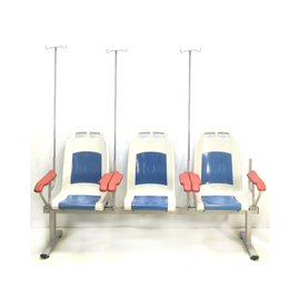 海南输液椅厂家ABS输液椅公交座板三人坐输液椅F-626