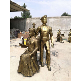 武汉纯铝人物雕像-纯铝人物雕像定制-大型铝雕摆件(诚信商家)