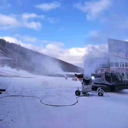 雪场上人工造雪机移动灵活 戏雪乐园造雪机补雪