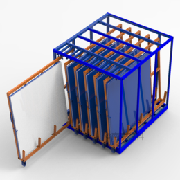 存科垂直板材货架 竖放板材 金属板分类存储CK-CZ-1