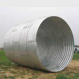 大口径金属波纹涵管隧道镀锌钢波纹涵管安装