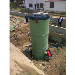 一体化泵站-万州玻璃钢一体化泵站预制雨污提升泵站