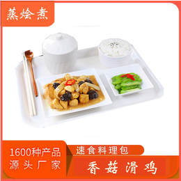 广式粤菜冷冻调理包供应批发 单人份方便菜香菇滑鸡速食料理包