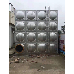 恩平不锈钢水箱厂家 焊接方形消防水箱304组合保温水箱价格