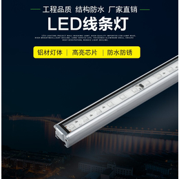 山东威海户外全彩洗墙灯明可诺外控dmx512线条灯门头轮廓灯