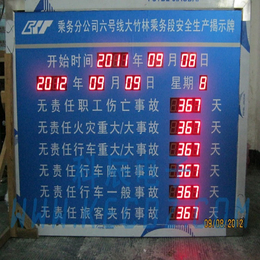 武汉科辰电子安全生产计时看板安全计时牌