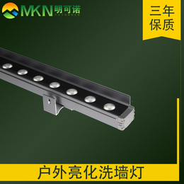 外控全彩dmx512洗墙灯明可诺户外楼体亮化线条灯招牌轮廓灯