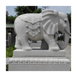 惠安厂家石雕大象雕塑